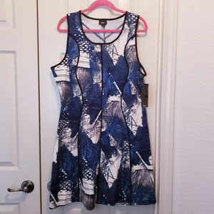 Mossimo Multi-Color Dress Sleeveless NWT Size XXL